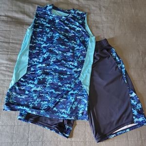 Champion C9 2 piece athletic shorts and top set XL